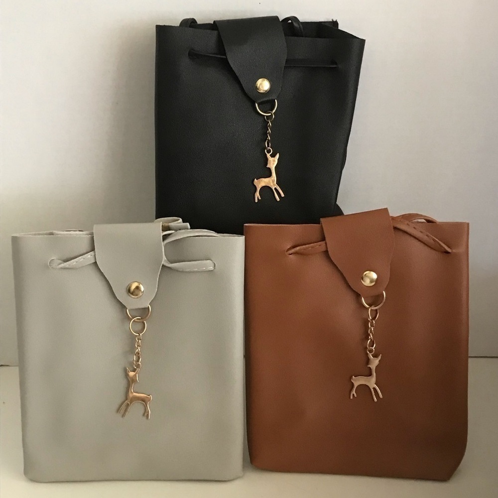 Lot of 3 Small Purses With Single Opening